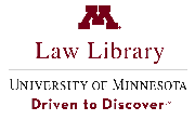 University of Minnesota Law Library Logo
